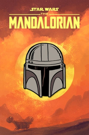 Металлический пин «Star Wars The Mandalorian»