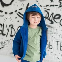 Толстовка с капюшоном "Галактика" утепленная