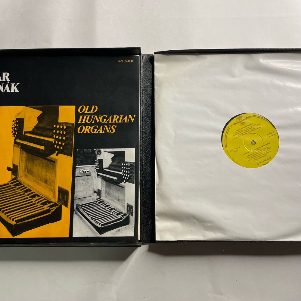 Винтажная виниловая пластинка LP Gabor Lehotka, Istvan Baroti, Old Hungarian Organs Органы Венгрии (Венгрия 1972)
