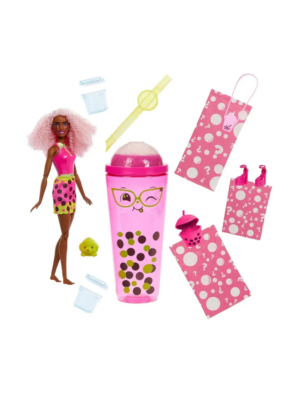 Кукла Барби Поп Ривил Бабл Ти | Barbie Pop Reveal Bubble Tea HTJ20 кукла-сюрприз с ароматом и изменением цвета 3+