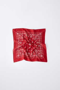 ZARA БАНДАНА КОВБОЙ, КРАСНЫЙ