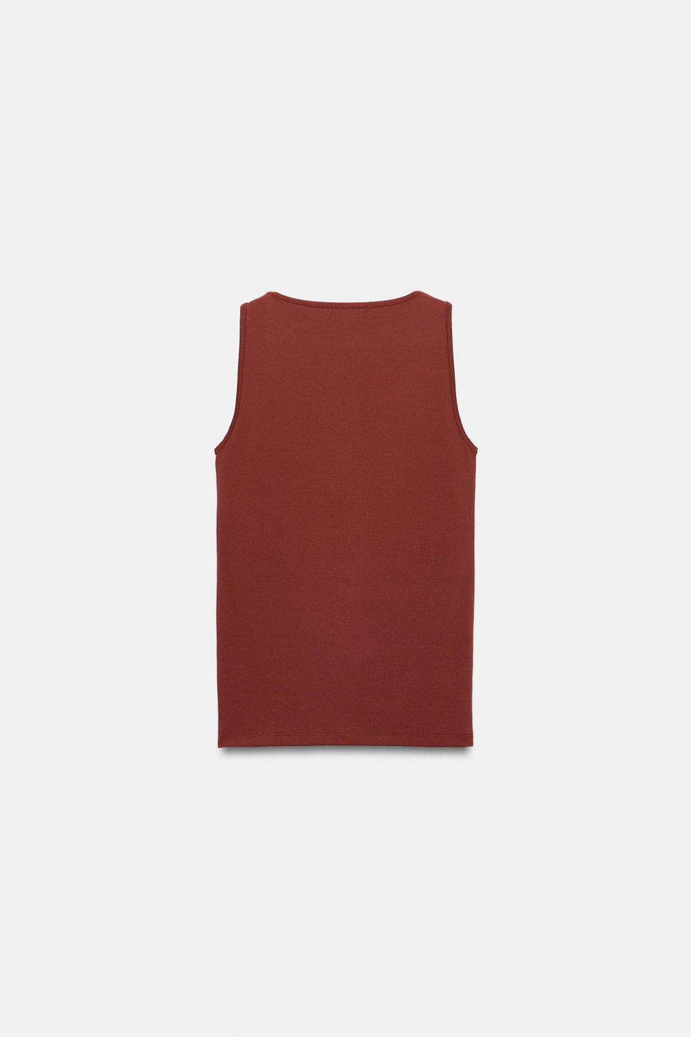 ТОП ИЗ ПОЛИАМИДА С ШИРОКИМИ БРЕТЕЛЯМИ — ZARA