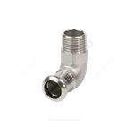 Угольник сталь нерж AISI 316L 90гр Дн 28х1" Ру16 пресс/НР Inoxpres RM 197100028