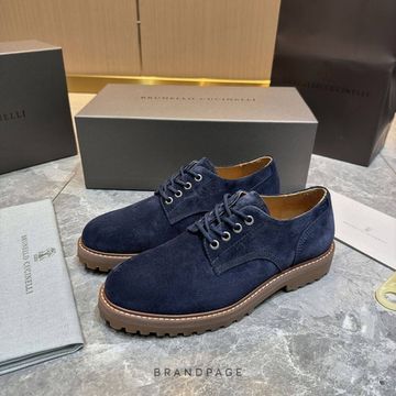 Туфли тёмно-синие от Brunello Cucinelli BP5-173563