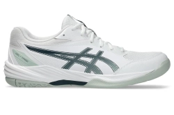 Мужские кроссовки для сквоша/бадминтона Asics Gel-Task 4 - white/tranquil teal