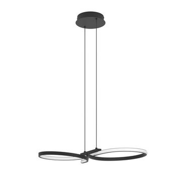 Светодиодный подвесной светильник LED 21W 3000К 901267 чёрный Serpins Eglo