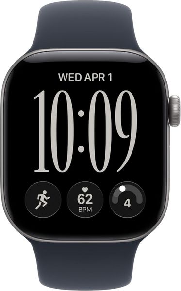 Умные часы Apple Watch Series 12 42 мм Space Gray Aluminum Case with Sport Band (M/L) Синий | Blue