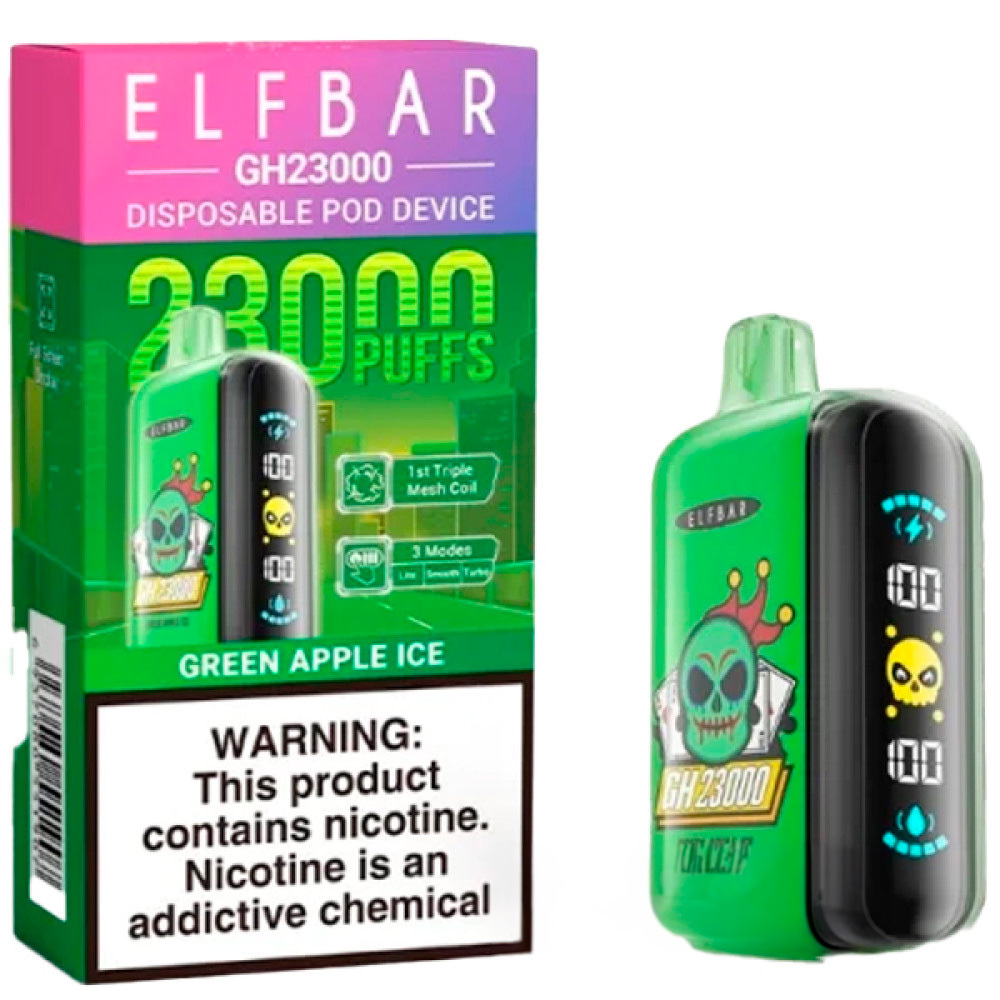 Elf Bar GH23000 - Green Apple Ice (5% nic)
