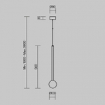 Подвесной светильник Maytoni Bubble dream MOD383PL-L4B3K