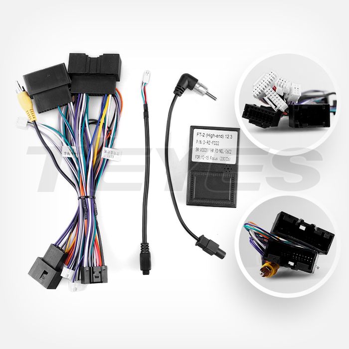 Магнитола для Ford Focus 3 2011-2019 (рамка LUX) - FarCar монитор 12.3" 2K QLED на Android 14, Быстрая, CarPlay, 4G SIM-слот