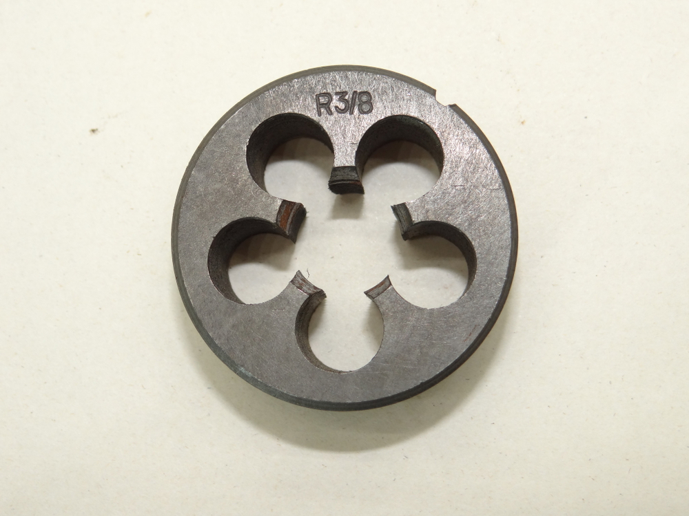 Плашка R3/8" коническая трубная d=45мм