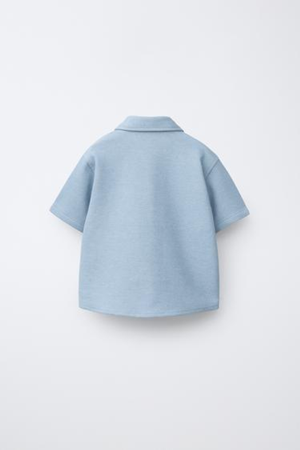 ZARA РУБАШКА С КАРМАНАМИ, СИНИЙ