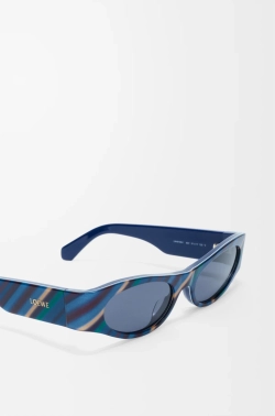 Loewe Солнцезащитные очки Flash Slim Cat-EyeLo, темно-синий