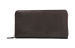 CALVIN KLEIN Cow Leather Clutch Wallet Men"s Brown