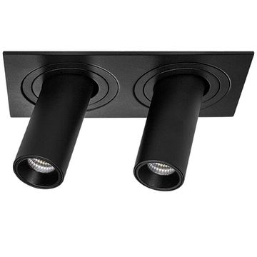 Комплект из светильников и рамки 2*LED 20W 3000K i527272 чёрный InteroBall Lightstar