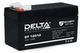 Аккумулятор Delta DT 12012 ( 12V 1,2Ah / 12В 1,2Ач ) - фото 1