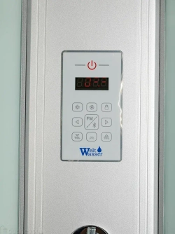 Душевая кабина WeltWasser (ВельтВассер) Werra XL 1004, со средним поддоном, с электрикой и ГМ, 100x100x226