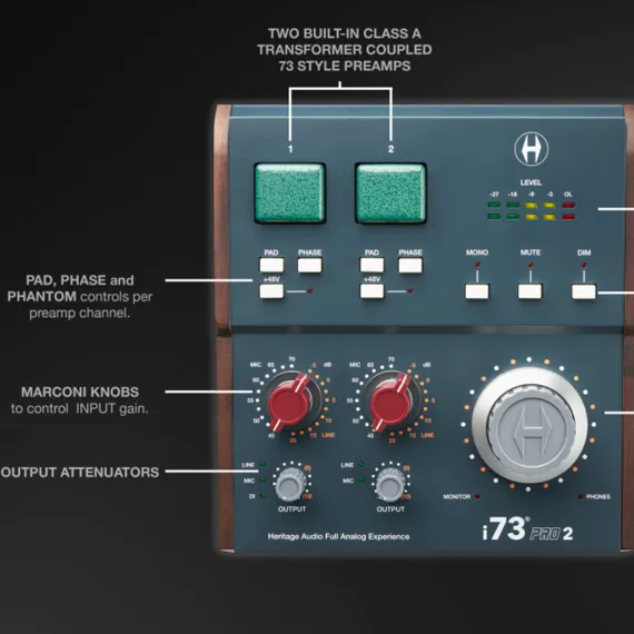 Heritage Audio i73 PRO 2 Blue
