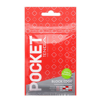 Карманный мастурбатор 8см Tenga Block Edge POT-003