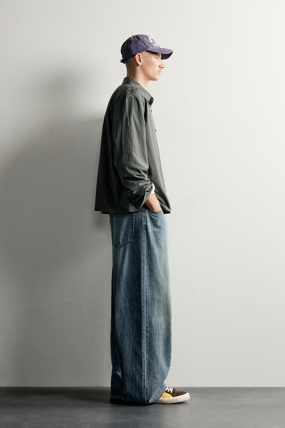 РУБАШКА BOXY FIT В КЛЕТКУ — ZARA · 3918/311