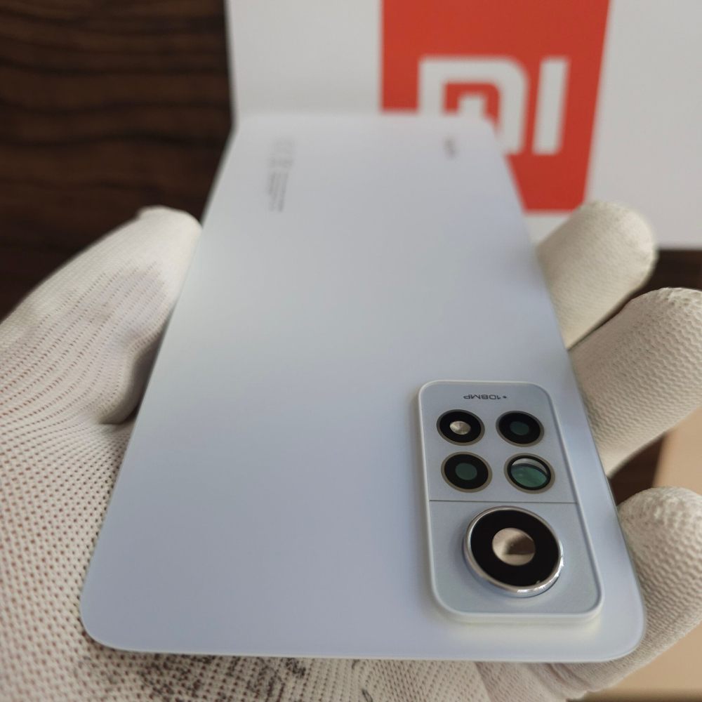 Крышка для Redmi Note 12 Pro 4G - оригинальная задняя стеклянная панель (белого цвета)