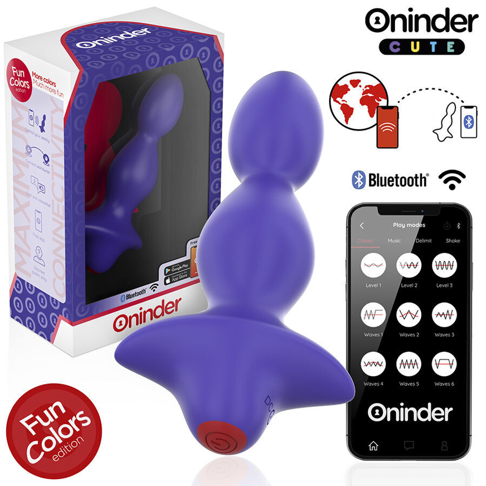 ONINDER - Анальная вибропробка с приложением