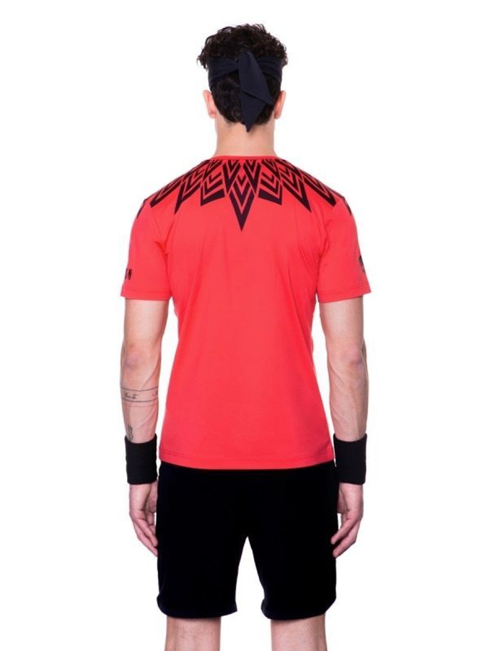 Мужская теннисная футболка Hydrogen Tech Tee Man - red