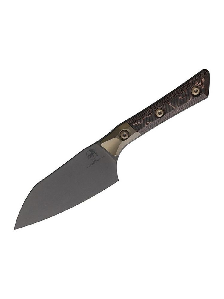 Нож кухонный Microtech Santoku 3300B-1DLCLWCFS