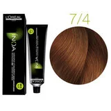 L'Oreal Professionnel Inoa 7.4 блондин медный 60мл