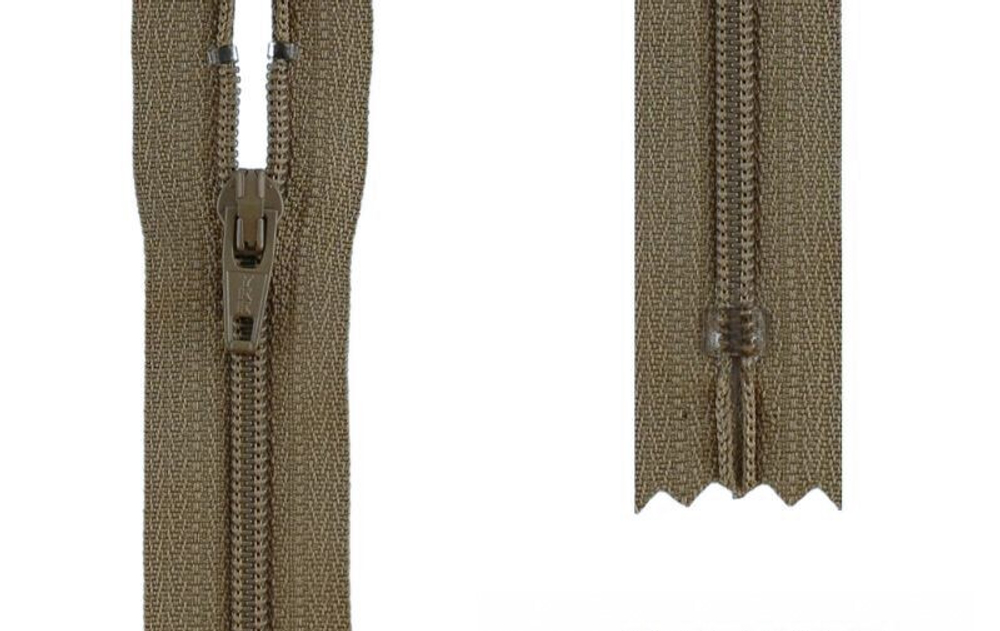 Молния витая, цв.187 неразъемная YKK Тип 3 20 см