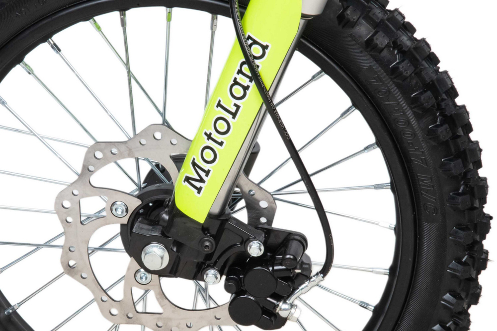 Питбайк Motoland TCX125 E 17/14 зеленый NEW
