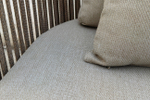 Диван Garda Decor трехместный левосторонний БЭЙЛИ (BAYLEY) уличный серый 220*84*75 см