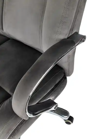 Кресло руководителя Бюрократ T-9925SL Fabric темно-серый Holland 18 крестов. металл хром