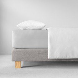 Простыня на резинке 100x200 Estella 820 silber серая