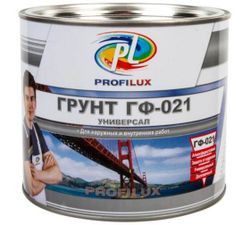 Грунт ГФ-021 по металлу и дереву Profilux серый