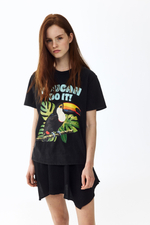 Футболка с аппликацией - H&M