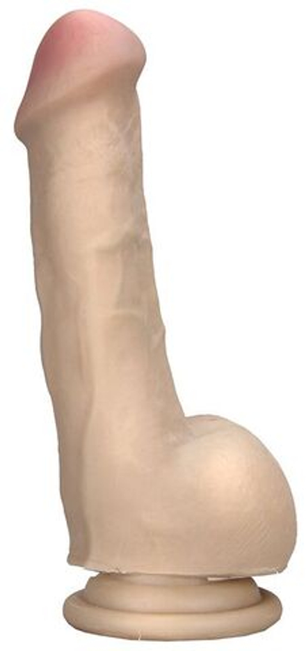 Реалистичны вибромассажёр на присоске REALSTUFF 6.5INCH VIBRATOR III - 16,5 см.