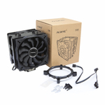 Кулер для CPU Alseye S120D, 2х120мм, 4-pin, Al+Cu, черный, 500-1700rpm, 66CFM, 33.8дБ, 4-PIPE(прямой контакт), TDP 160Вт, INTEL 1700/1200/115x/775, AMD AM5/AM4/AM3(+)/AM2(+) (AS.01.07.0019)