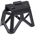 Табурет складной PL-101S, 32*28*24 см, до 100 кг, черный