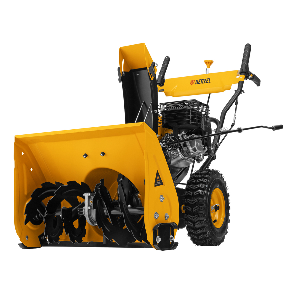 Бензиновый снегоуборщик SB 560 LP 212 cc эл. стартер фара// Denzel