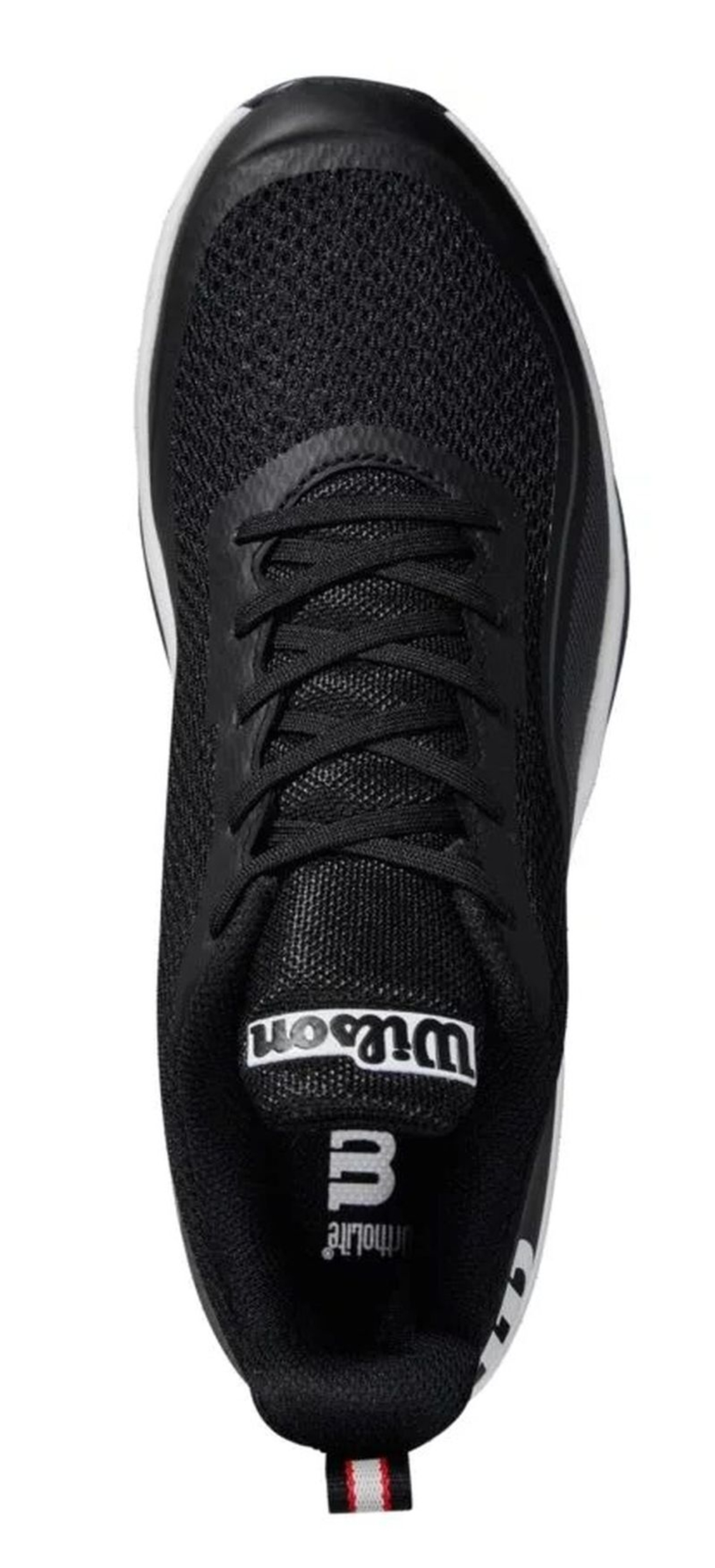 Мужские кроссовки теннисные Wilson Rush Pro Lite - black/ebony/white