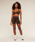 Топ GYMSHARK Adapt Animal Sports Bra Brown