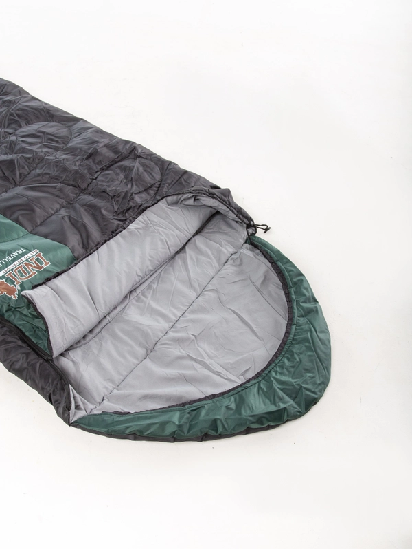 Спальный мешок  TRAVELLER zip L от -6C (с подголовником 230х90)INDI