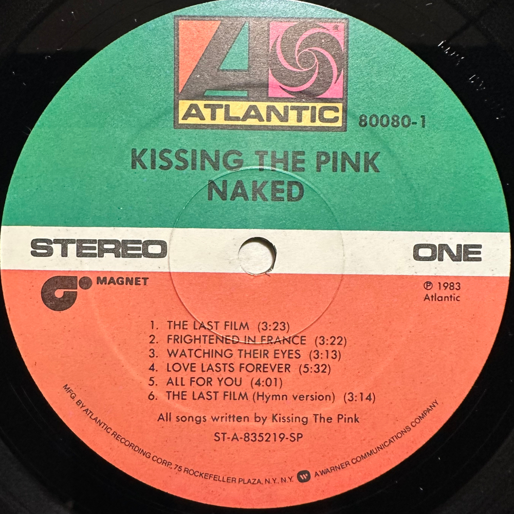 Kissing The Pink - Naked (США 1983г.)