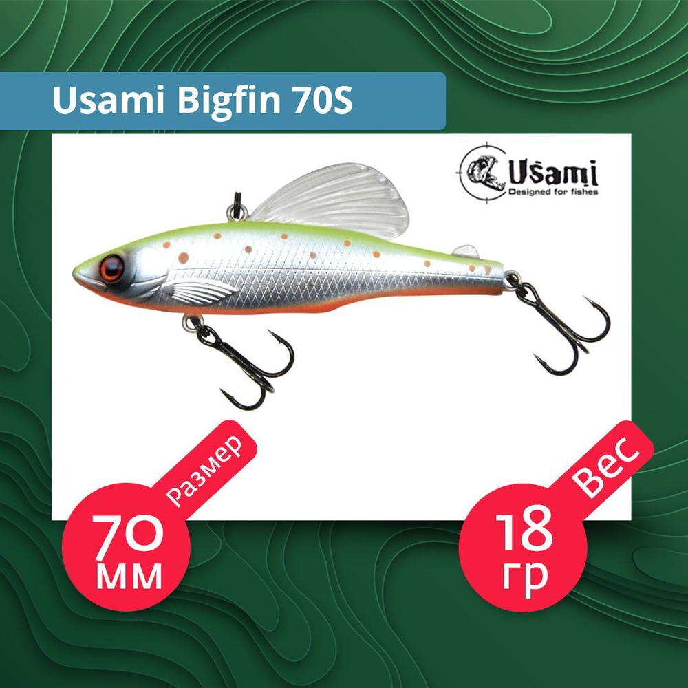 Воблер для рыбалки Usami Bigfin