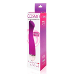 Фиолетовый силиконовый вибратор 15,5см с 20 режимами вибрации Bior Toys Cosmo CSM-23100