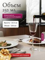 Набор бокалов "PARUS" 250 мл 6 шт