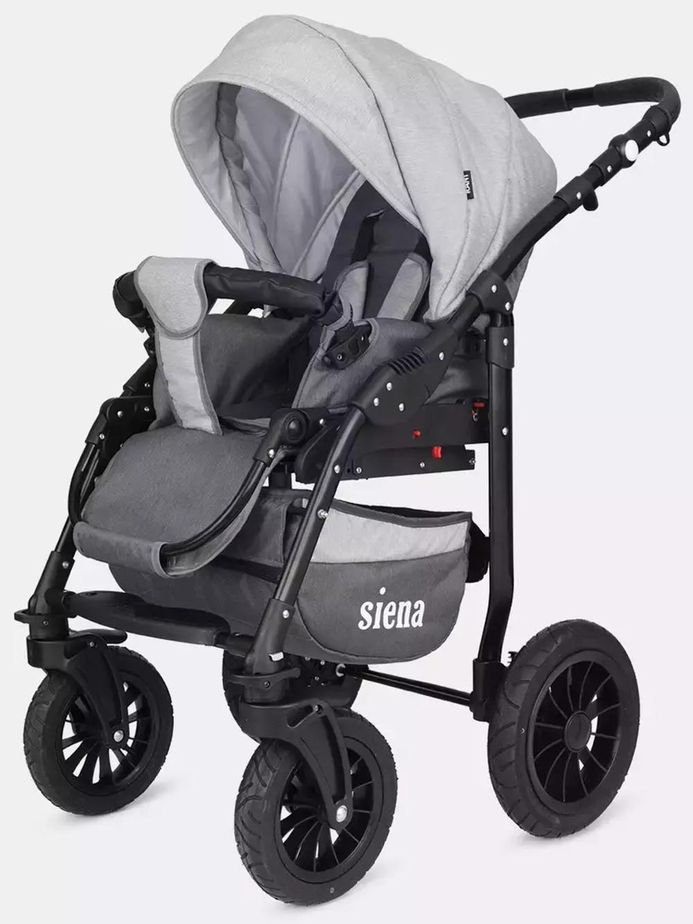 Коляска SIENA   (BartPlast) 04 графит-серый