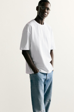 БАЗОВАЯ ФУТБОЛКА HEAVYWEIGHT /03 — ZARA