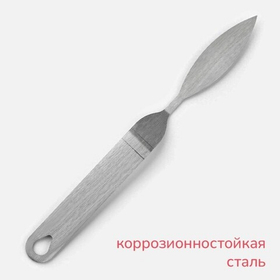 Лопатка-мастихин, 22×2 см, рабочая часть 8×2 см, металл
